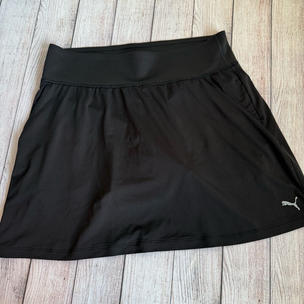 PUMA Athleisure Golf Tennis Skort Large Black